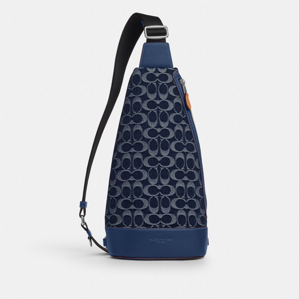 

Сумка Coach Dominic Sling Pack, цвет Deep Blue