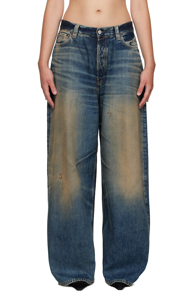 

Acne Studios Синие джинсы свободного кроя 2023 года