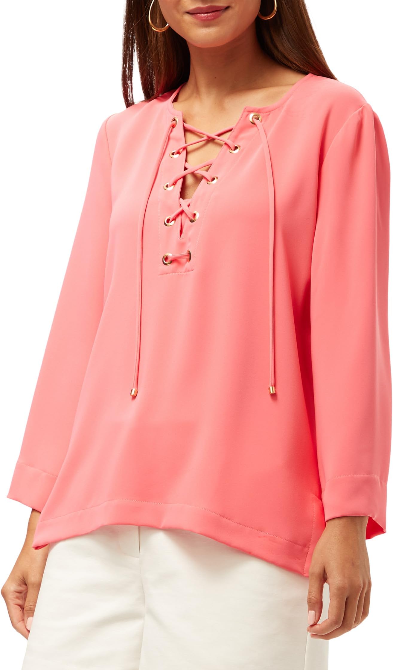 

Топ Trina Turk Catamaran Top, цвет Coral Crush