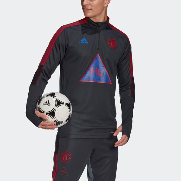 Толстовка adidas x Crossover Mufc Hu Tr Top Manchester United Soccer/Football Sports Gray, серый — фото 4