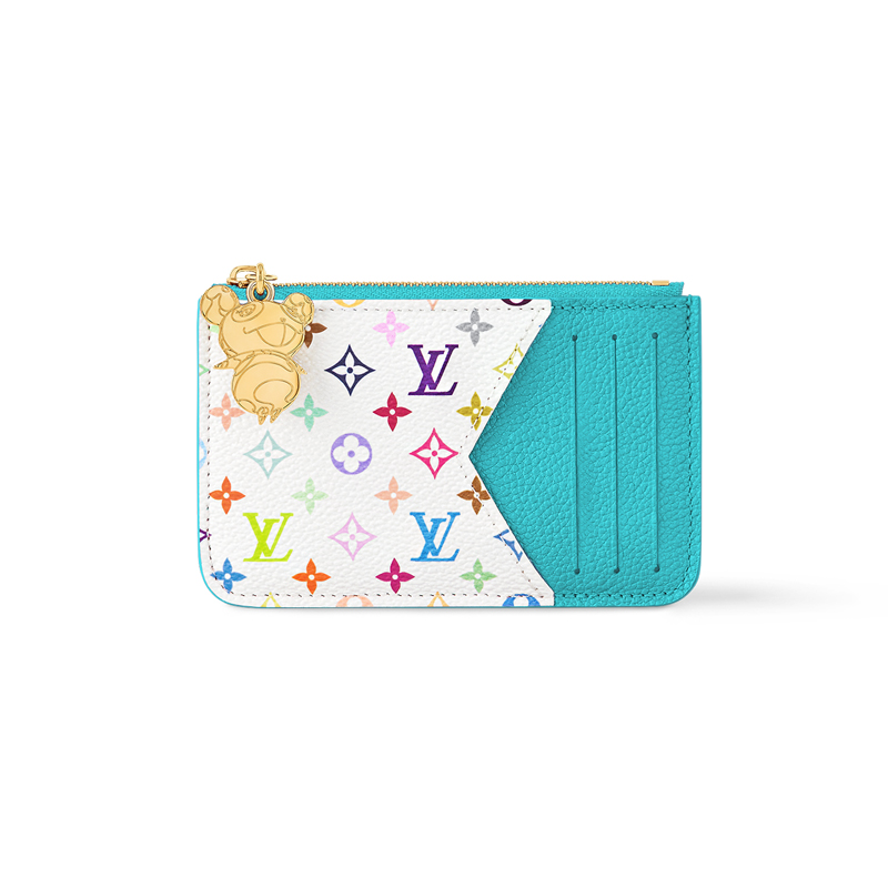 

LOUIS VUITTON Кошелек Takashi Murakami Romy Кабира сине-белый разноцветный