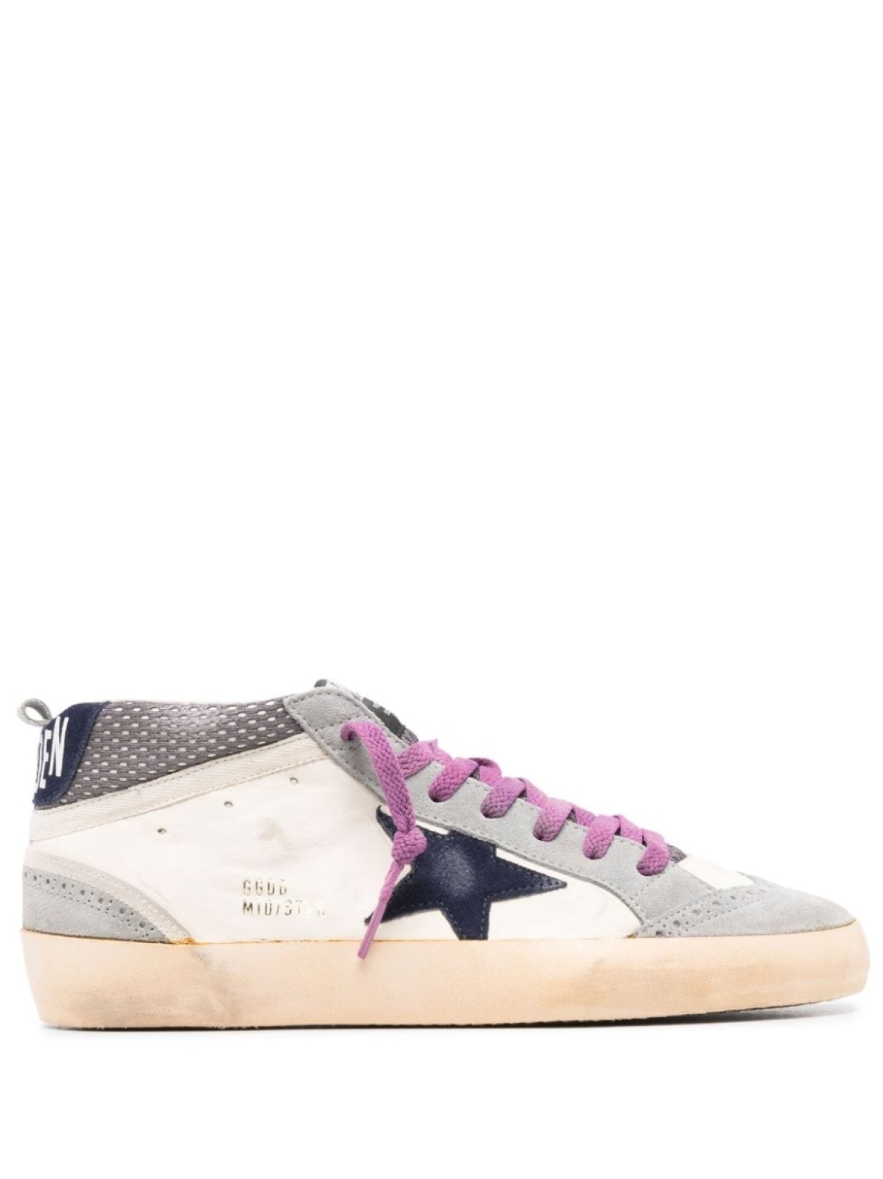 

Golden Goose кеды Mid Star, нейтральный цвет