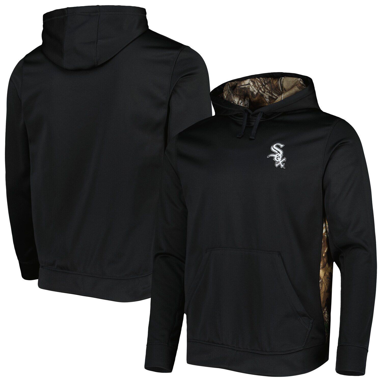 

Мужской пуловер с капюшоном Dunbrooke Black/Camo Chicago White Sox Ranger