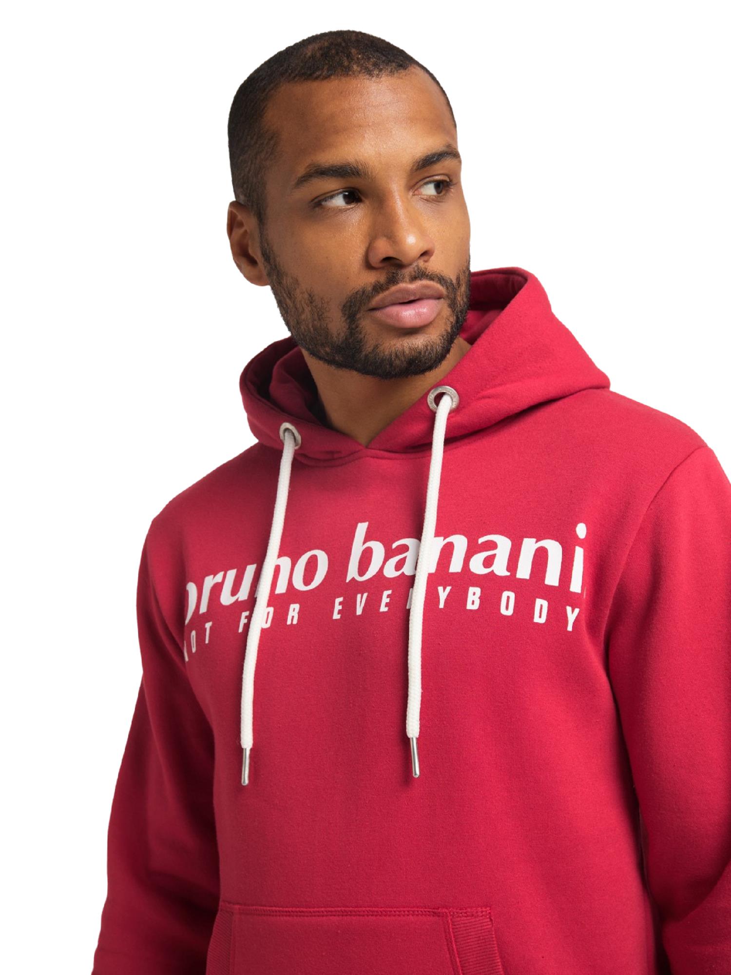 

Толстовка Bruno Banani Hoodie ohne Reißverschluss YOUNG, красный