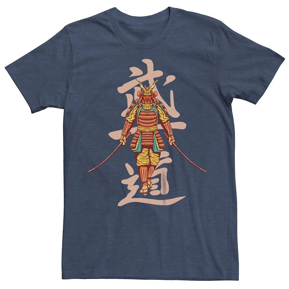

Мужская футболка с рисунком Samurai Way Licensed Character, цвет Navy Heather