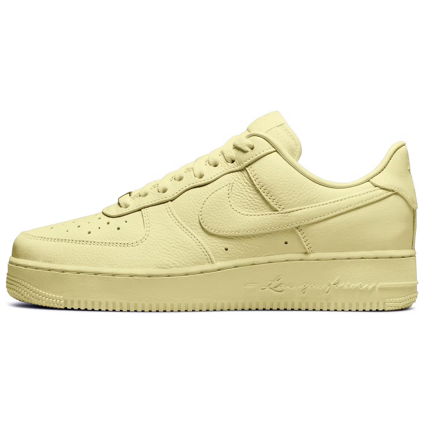 Nike NOCTA X Air Force 1 Low "Citron Tint" — Жёлтые, цвет Yellow — фото 2