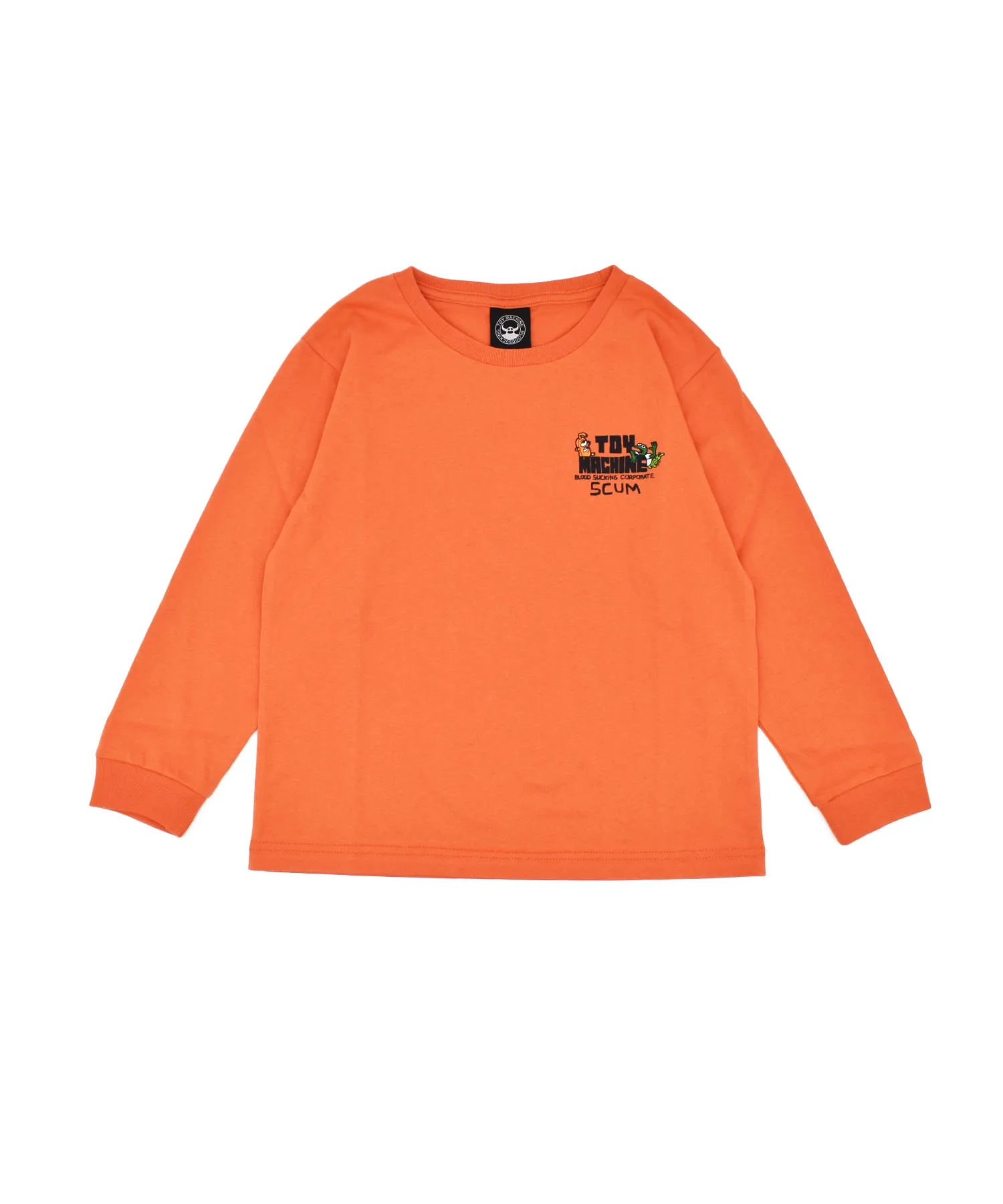 Детская футболка с длинным рукавом SCUM L/S T TOY MACHINE оранжевая