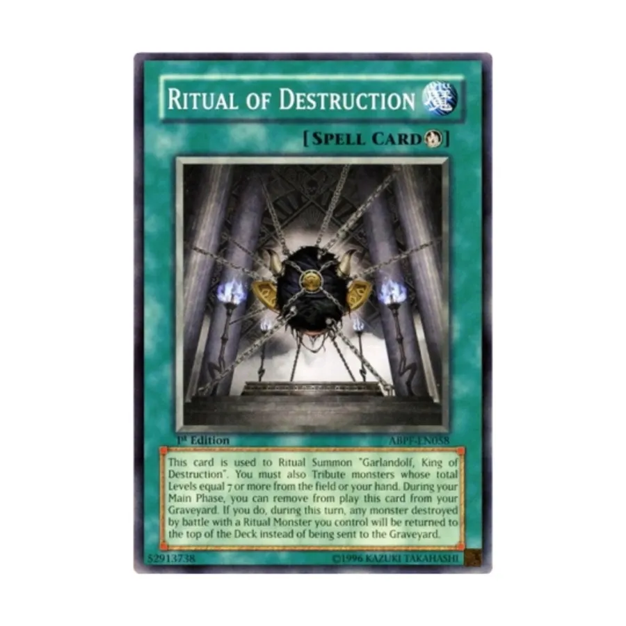 

CCG Ритуал разрушения (обычный), Yu-Gi-Oh - Absolute Powerforce - Singles