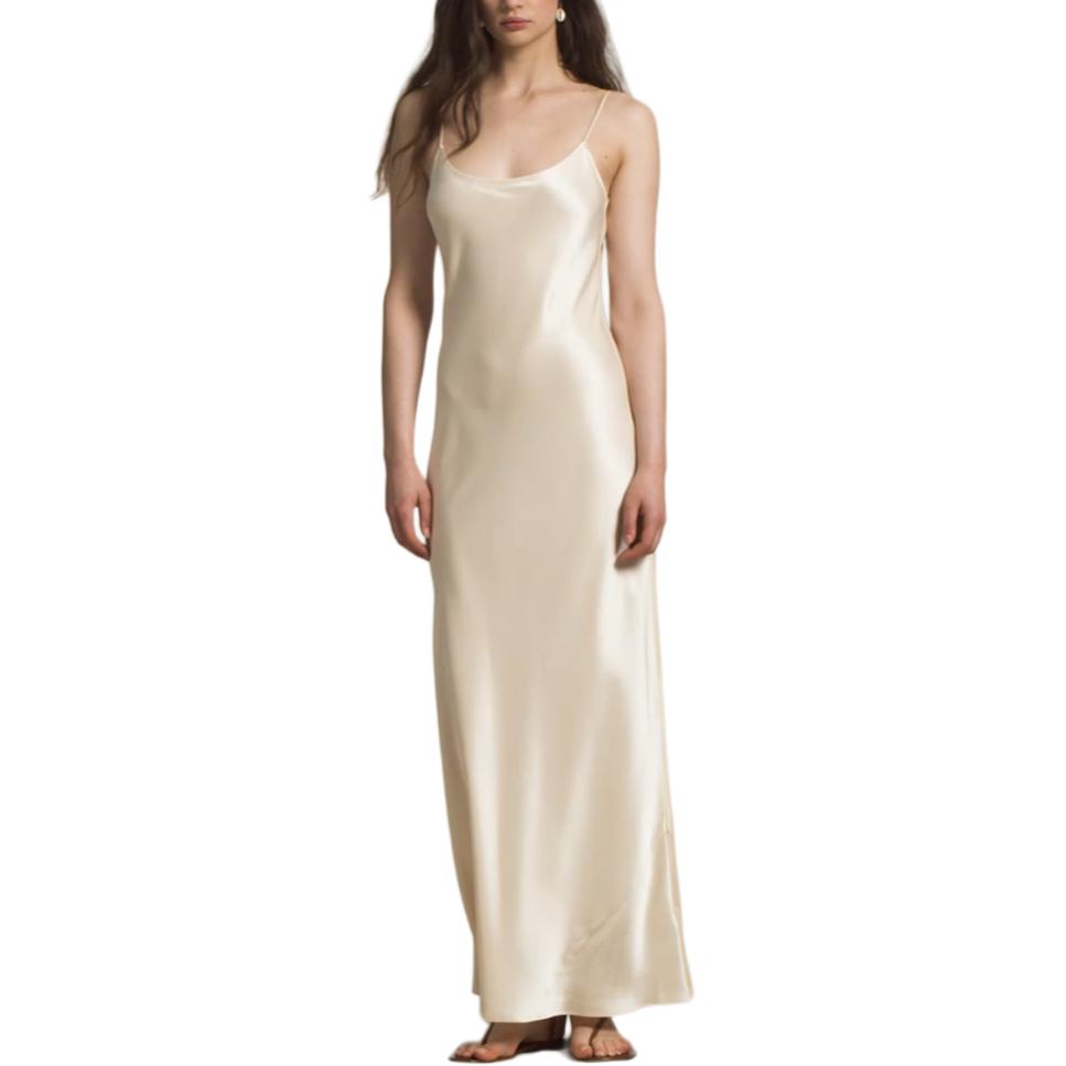 

Платье-комбинация с круглым вырезом Polo Ralph Lauren, золото