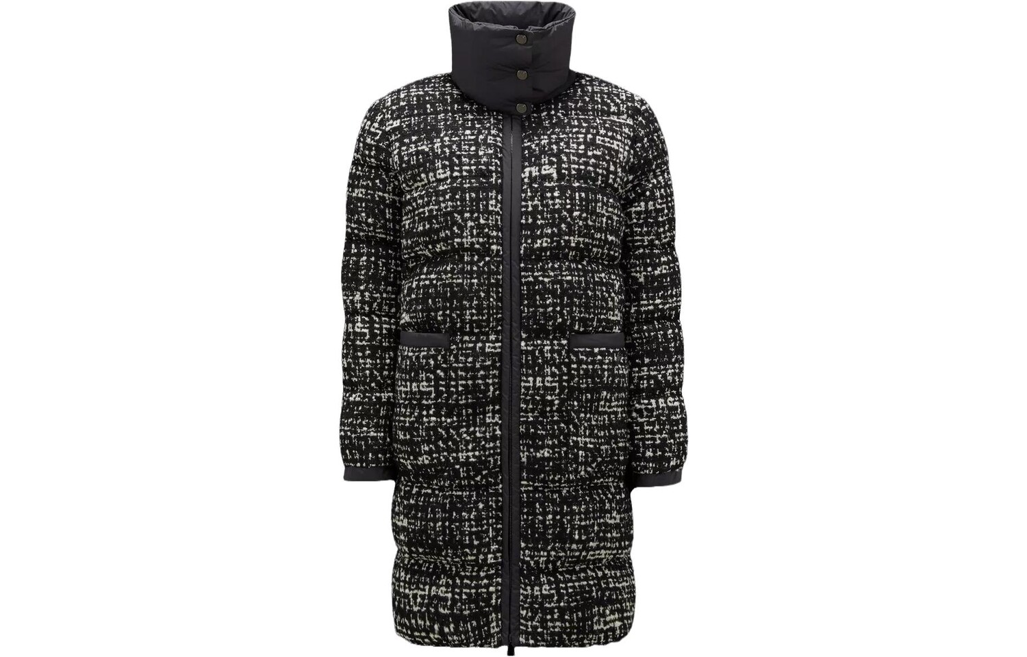 

Пуховик женский черный Moncler