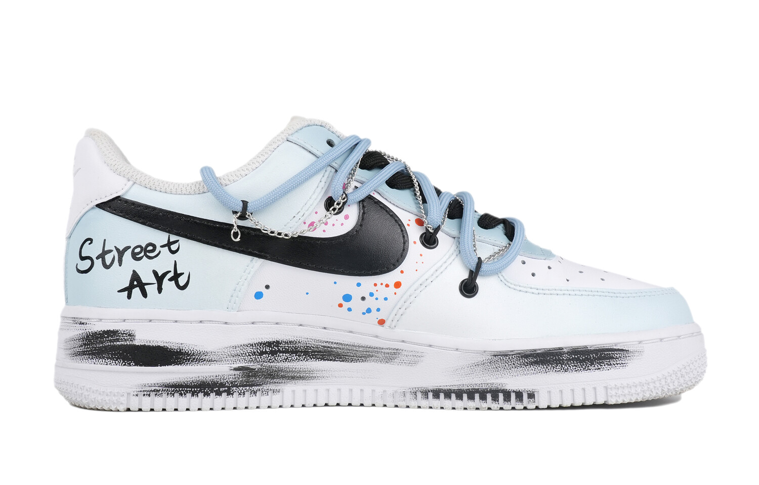 

Женские кроссовки для скейтбординга Nike Air Force 1, Light Blue