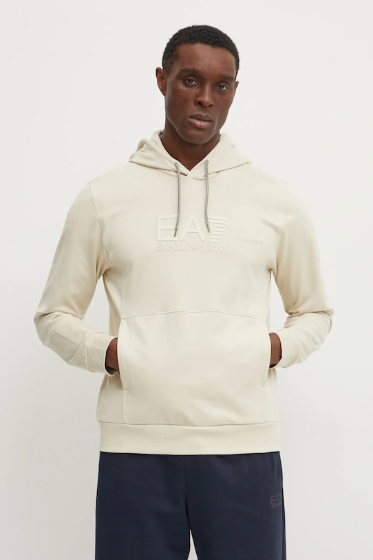 

Толстовка Ea7 Emporio Armani, бежевый