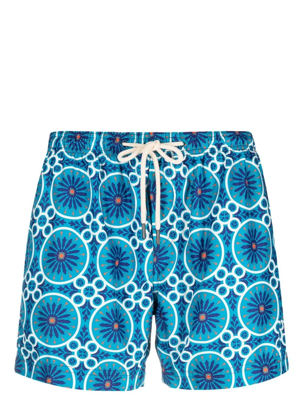 

Плавки-шорты с геометричным принтом PENINSULA SWIMWEAR, синий