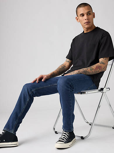 

510 Узкие мужские джинсы Levi's, цвет Dark Indigo - Dark Wash - Stretch
