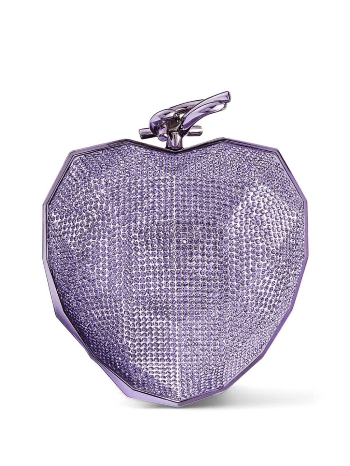 

Клатч Jimmy Choo Faceted Heart, фиолетовый