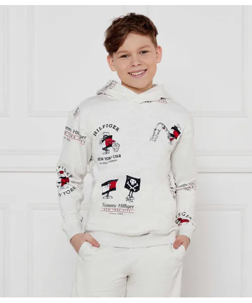 

Толстовка Regular fit Tommy Hilfiger, белый