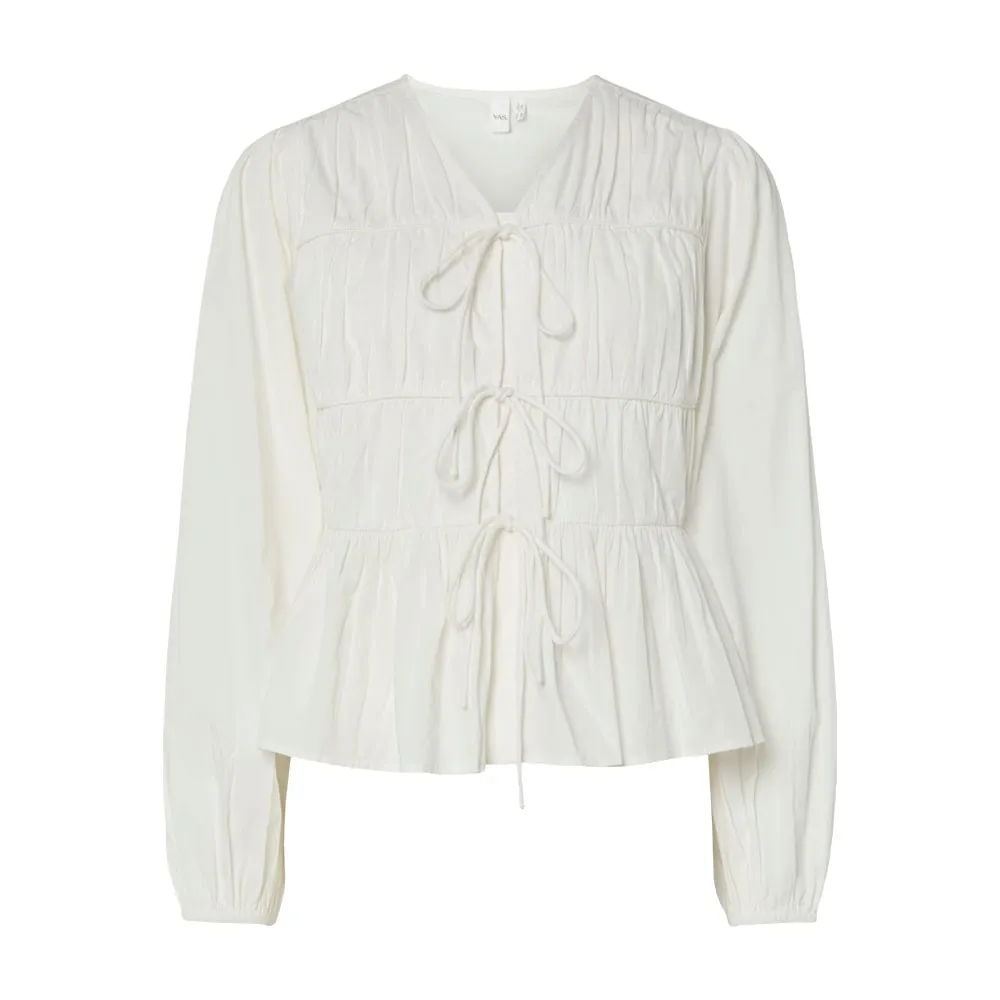 

Блузка с длинными рукавами Yas Ebba, белый