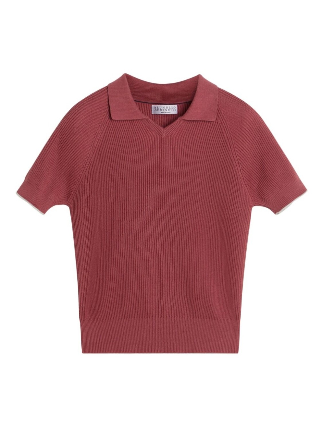 

Brunello Cucinelli Kids джемпер с воротником поло, красный