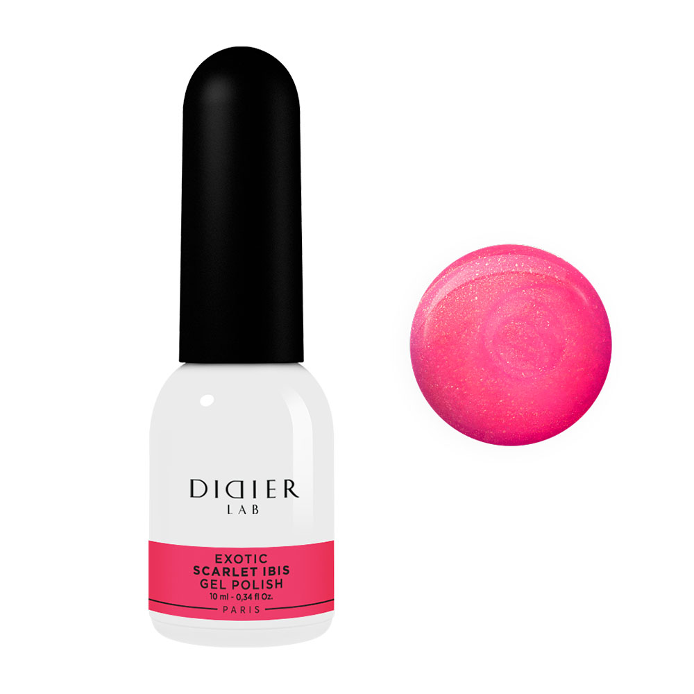 

Гель-Лак для ногтей gel polish exotic Didier Lab, цвет scarlet ibis, 10 мл