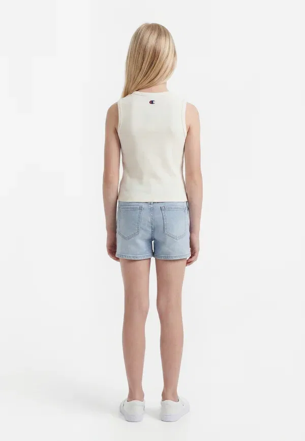 Топ без рукавов Champion Icons fitted sleveless tank with c logo top, цвет слоновой кости — фото 2