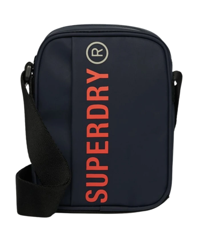 

Сумка-Чехол из брезента для фотоаппарата, синяя. Superdry, синий