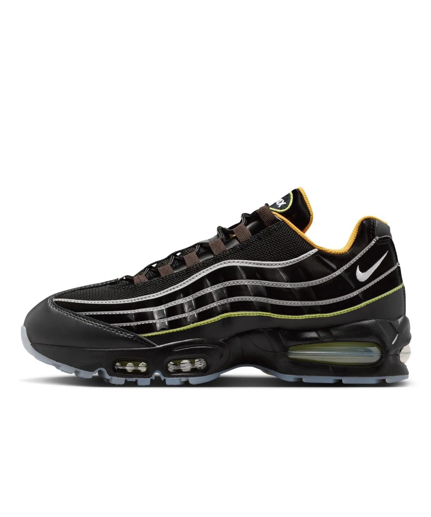Унисекс кроссовки Air Max 95 Big Bubble NIKE чёрные