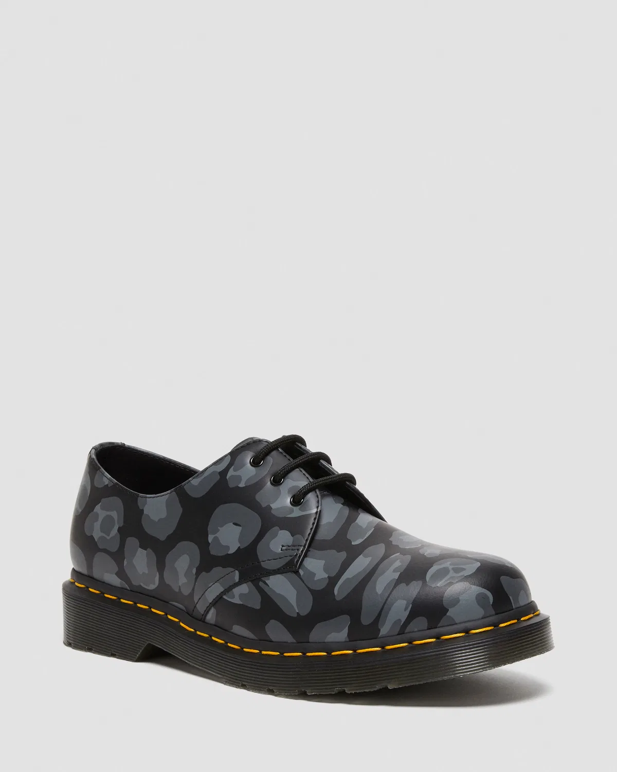Мужские дерби 1461 Leopard, чёрные, от Dr. Martens — фото 2
