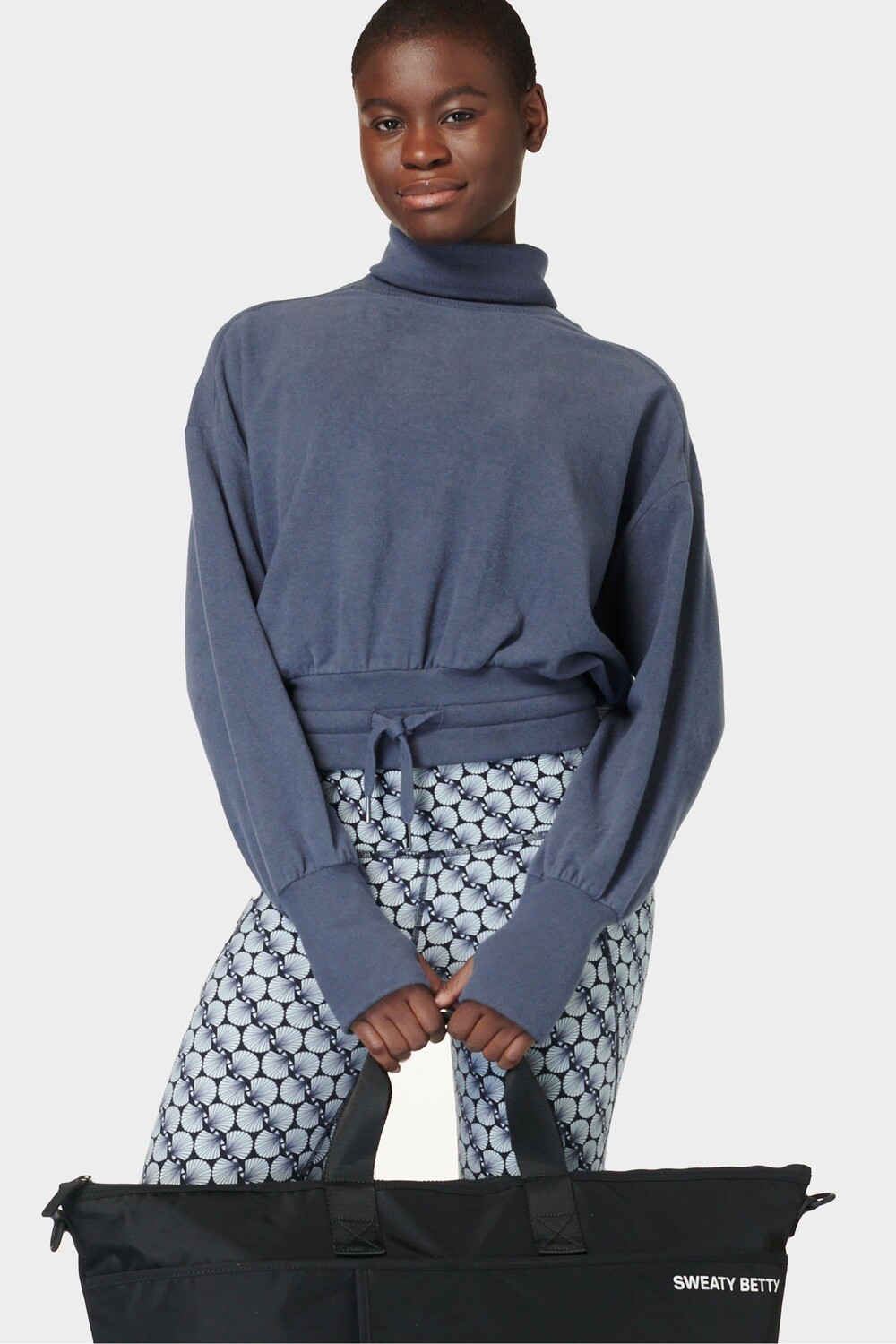 

Роскошный флисовый пуловер Melody Sweaty Betty, синий