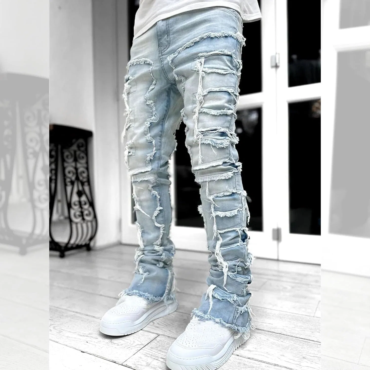Джинсы мужские, Light Blue — фото 3