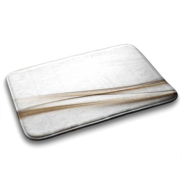 

Коврик для ванной Tulup Abstrakte Welle, 75x1x75 см, белый