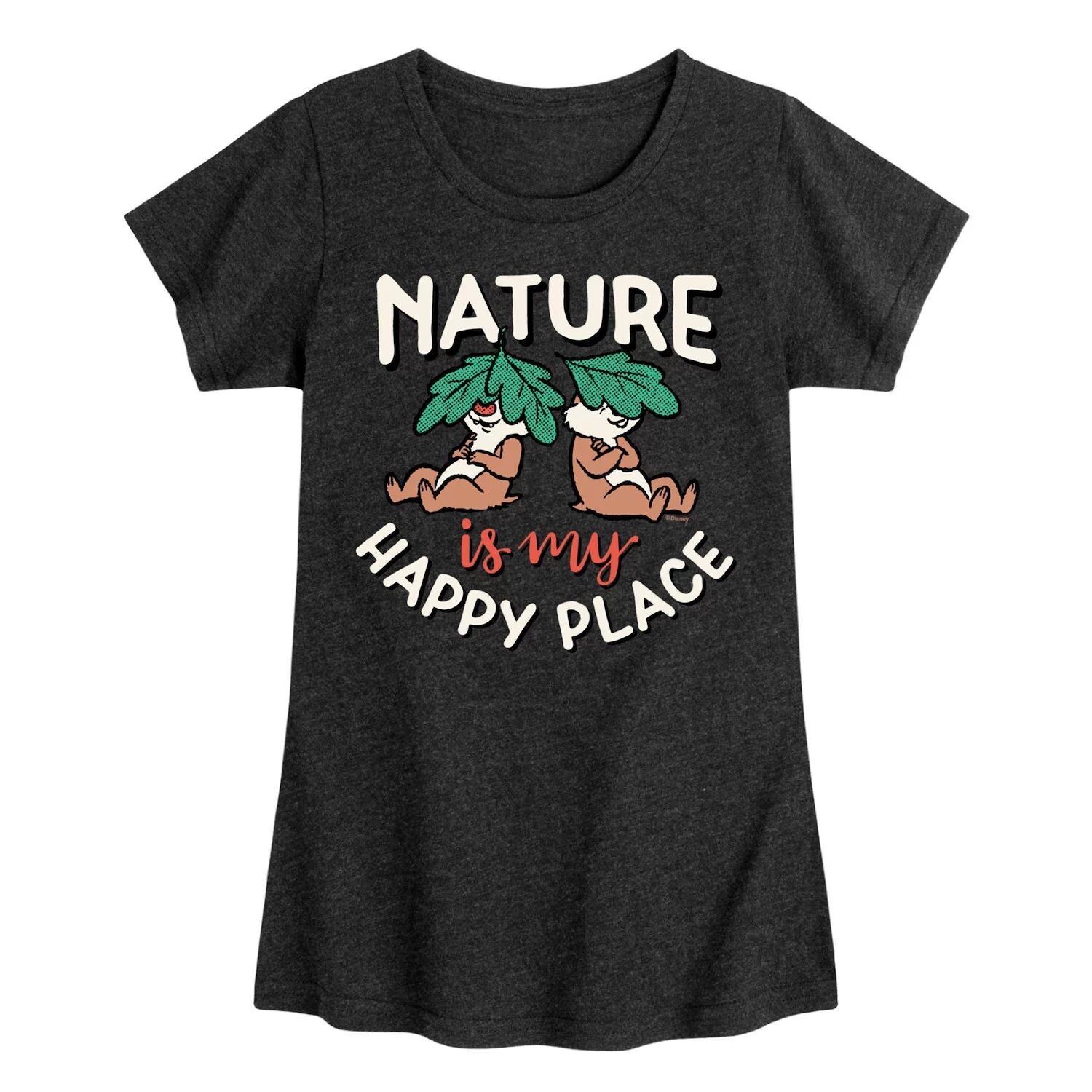 

Футболка с рисунком Nature Happy Place для девочек 7–16 лет Disney's Licensed Character