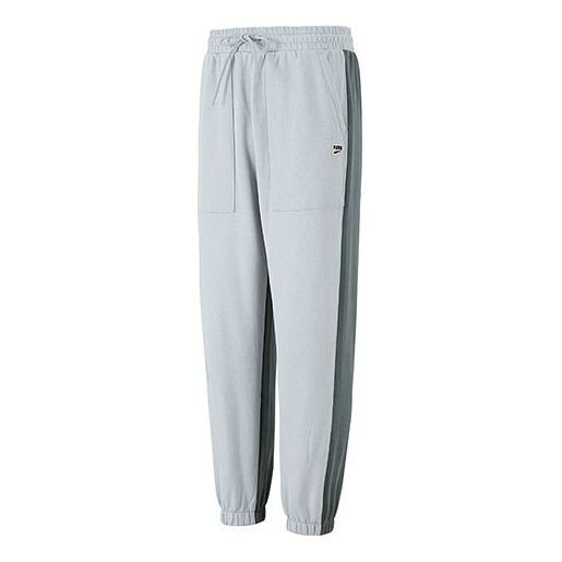 

Брюки sports track pants 'teal' Puma, серый