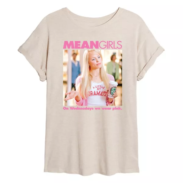 

Оверсайз-футболка Regina George для подростков "Королевы школы" Licensed Character, бежевый