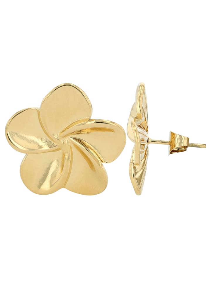 

Adeliás Женские серьги - серьги-гвоздики из нержавеющей стали в золотом исполнении