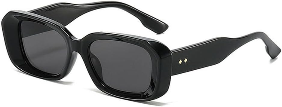 

Классические винтажные солнцезащитные очки LVTFCO для мужчин и женщин, модные, с заклепками, маленькие, зеленые, солнцезащитные очки с защитой от УФ-излучения UV400, Black