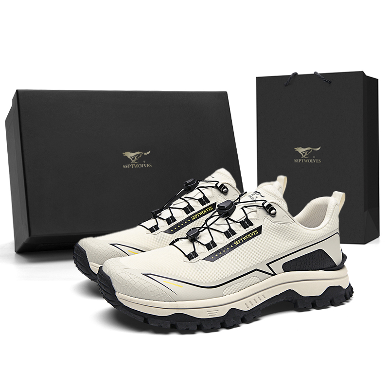 SEPTWOLVES Мужские кеды низкие черные, цвет Black (Standard Leather Shoe Size) — фото 4