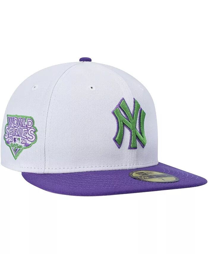 

Мужская белая бейсболка с боковой нашивкой New York Yankees 59FIFTY New Era