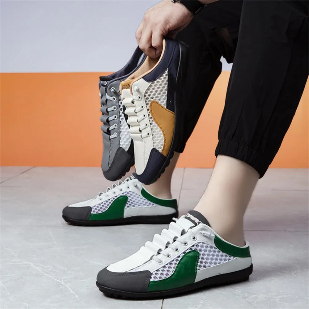 Мужские мокасины Slip On Mule Sneakers, белый — фото 2