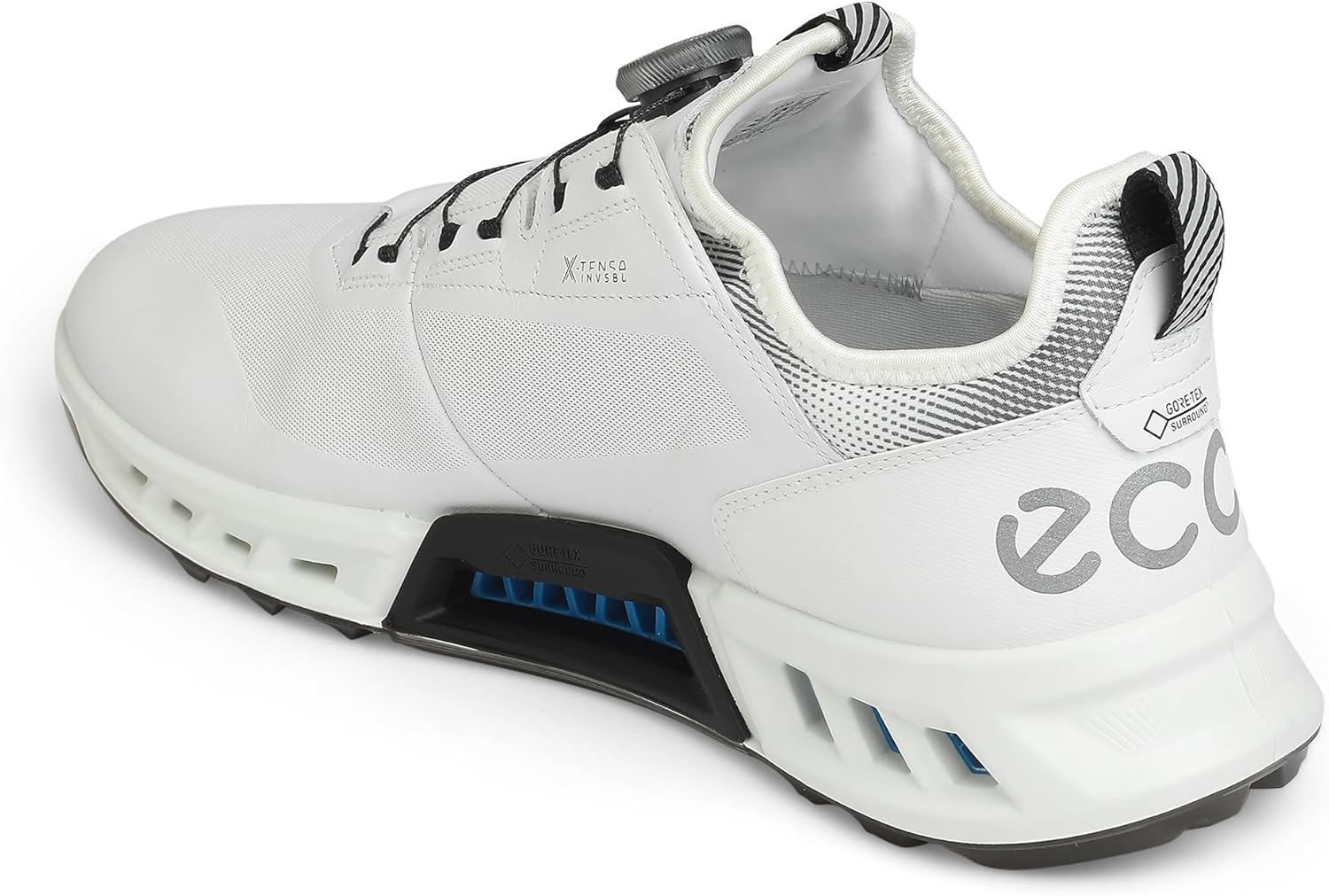 Мужские кроссовки ECCO Biom C4 Boa Gore-Tex водонепроницаемые, белый/черный — фото 3