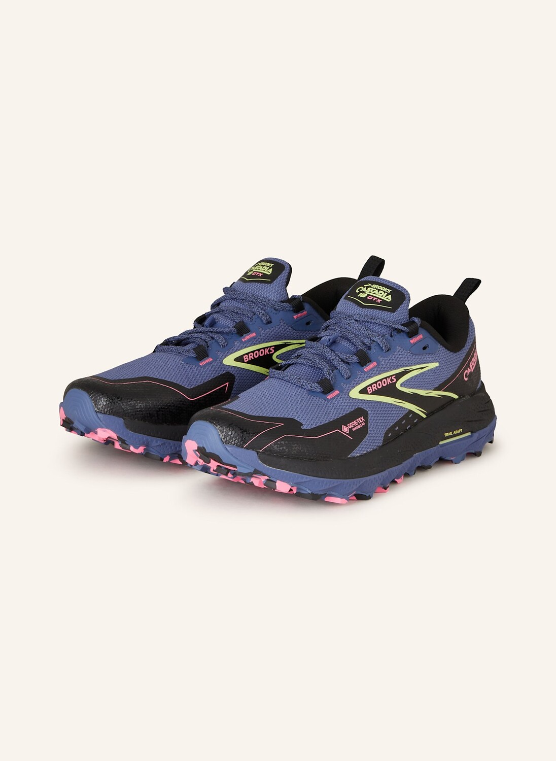

Кроссовки для бега по пересеченной местности cascadia 18 gtx BROOKS, цвет BLAU/SCHWARZ