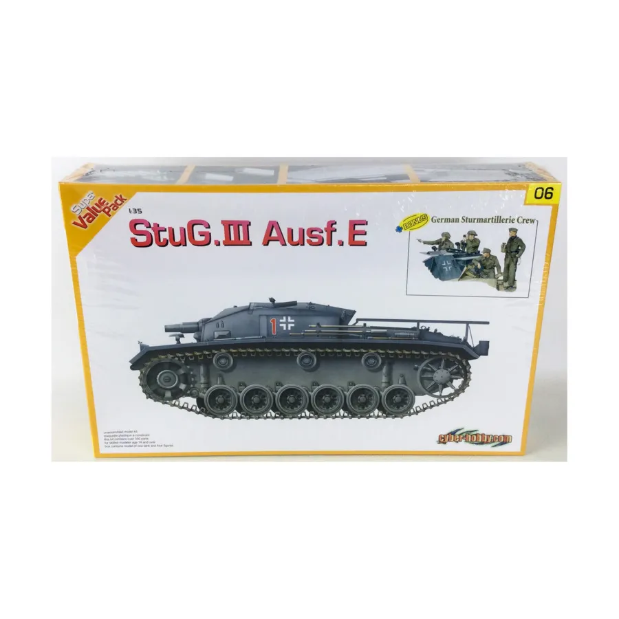 

StuG.III Ausf. E с экипажем, Cyber-Hobby Models - Orange Box Series - Tanks & Other Military Vehicles (1:35)