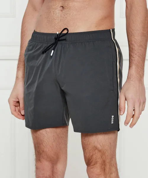 

Культовые шорты для плавания Regular fit Boss, серый
