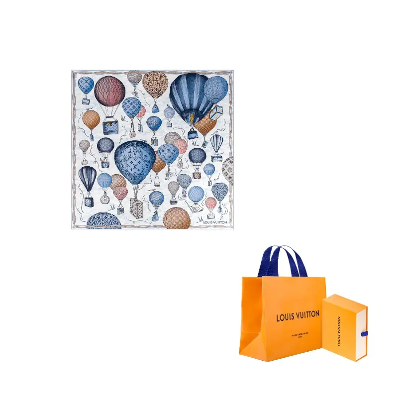 

LOUIS VUITTON Квадратный платок, Blue