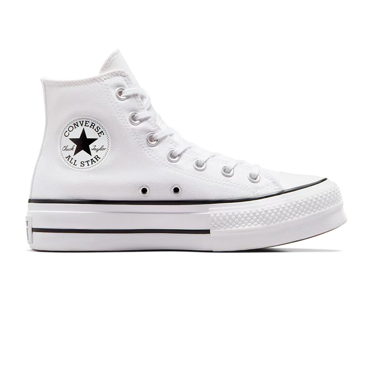 

Женская повседневная обувь Chuck Taylor All Star Platform Lift High Canvas Converse, белый