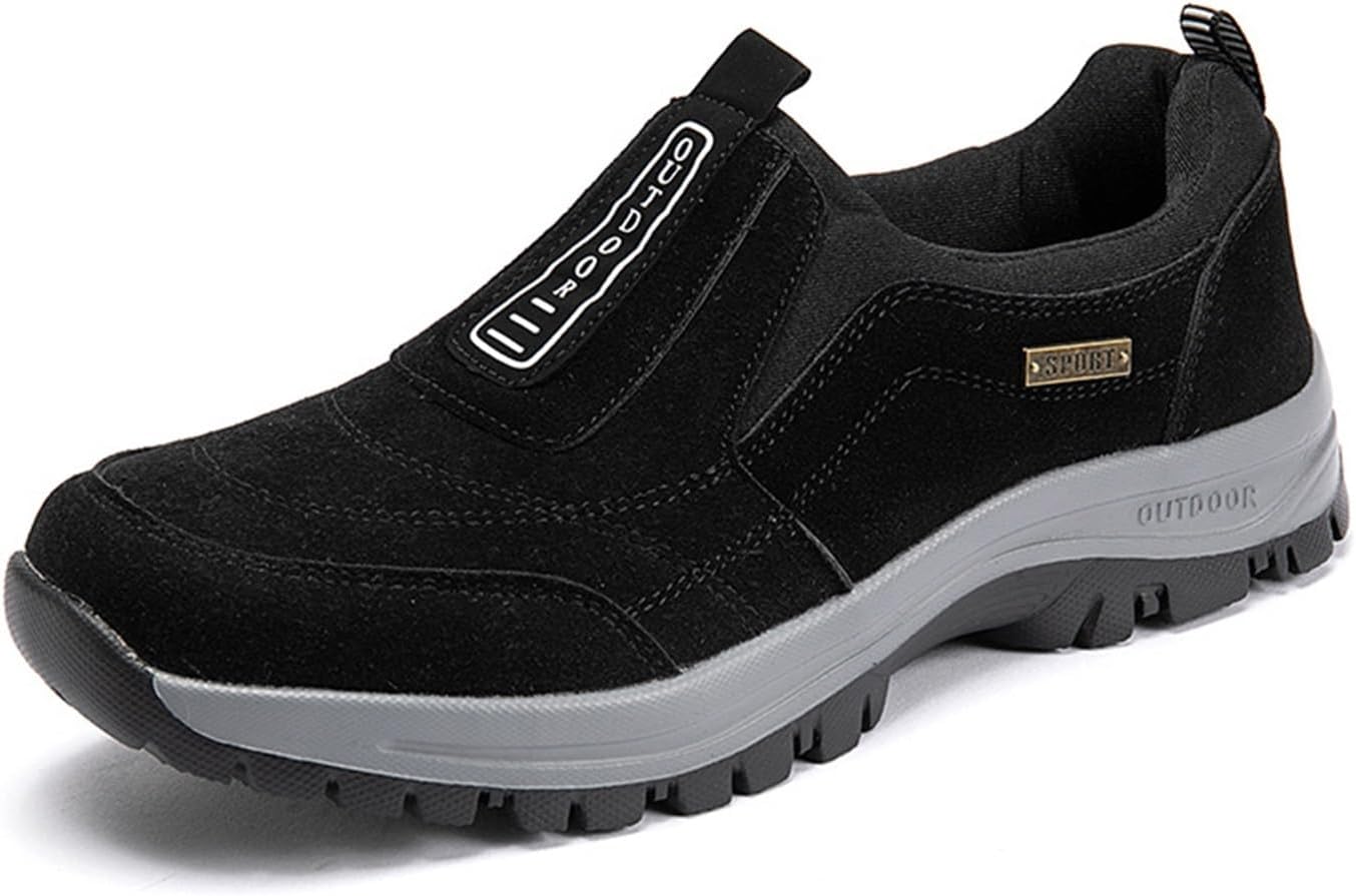 

Мужские лоферы кроссовки повседневные дышащие прогулочные модные легкие удобные кроссовки для походов Generic, черный