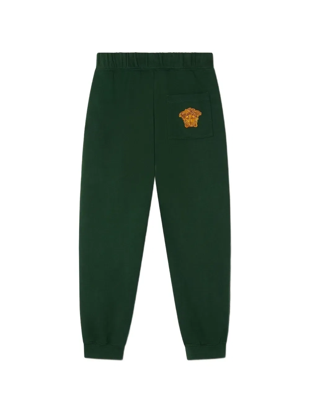 Спортивные штаны с карманами Медузы Versace Kids, зеленый — фото 2