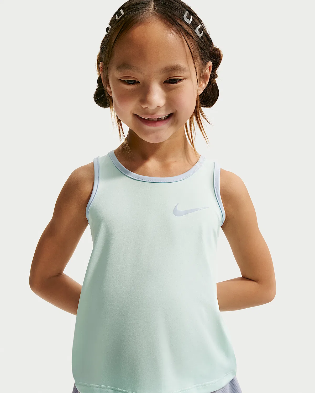 Детский набор для самоката Nike Little Kids' Dri-FIT Colorblocked 2-Piece Scooter Set, Ghost — фото 2
