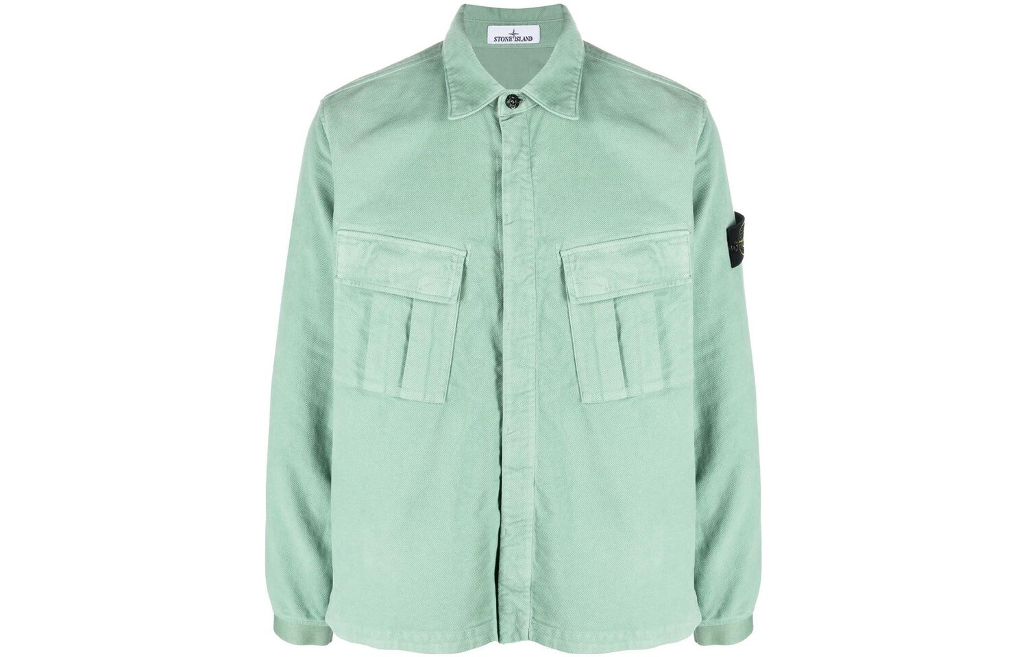 

Рубашка мужская светло-зеленая Stone Island, светло-зеленый