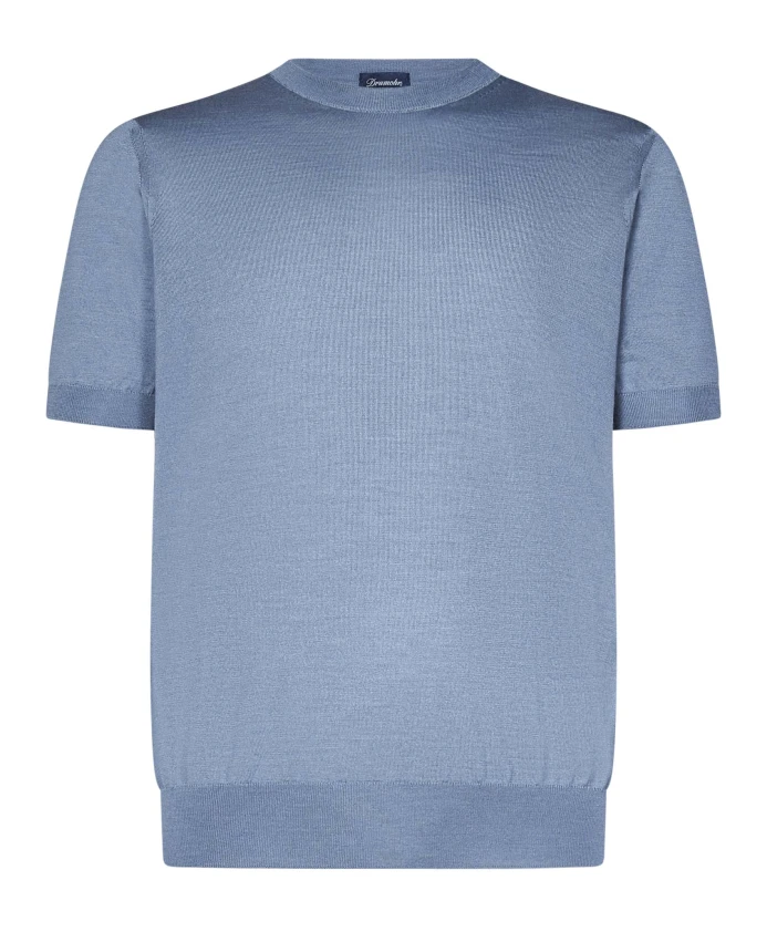 

Футболки и поло прозрачно-голубого цвета Drumohr, синий