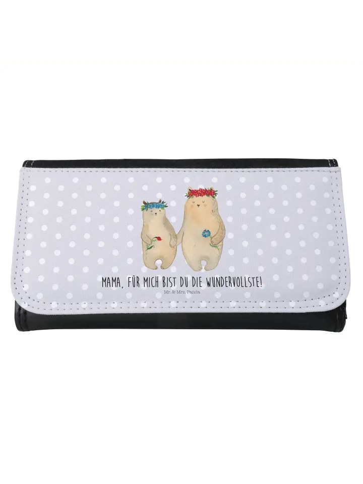 

Кошелек Mr. & Mrs. Panda, серый пастельный